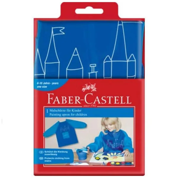 Faber-Castell: fartuch malarski dla dzieci w kolorze niebieskim zdjęcie 1
