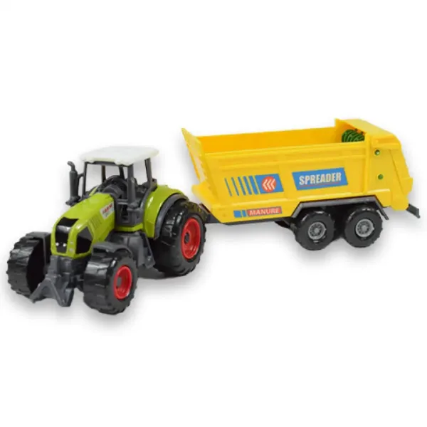 Farm Set: Rolniczy traktor z przyczepą w czterech wariantach 22cm zdjęcie 8