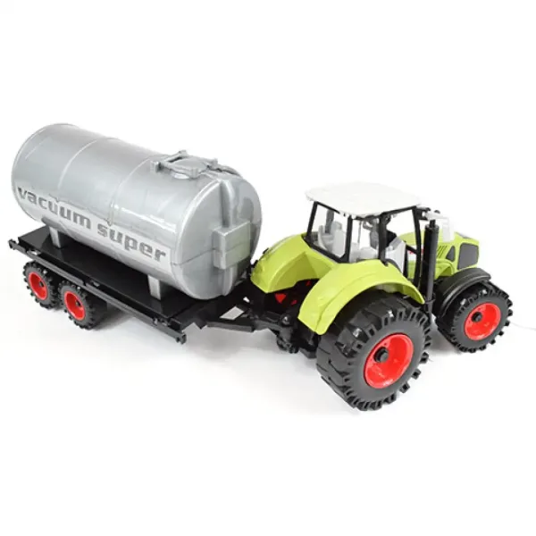 Farm Truck Series: Czerwony lub zielony traktor z zbiornikiem na wodę 46 cm zdjęcie 10