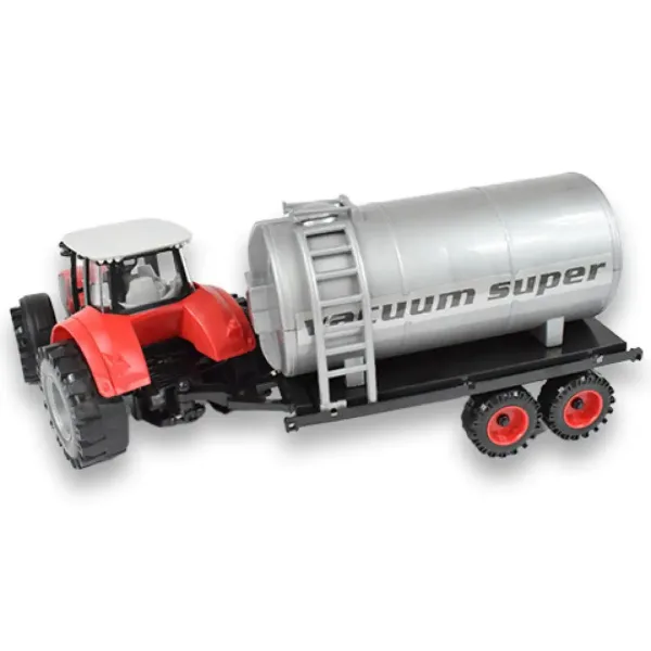 Farm Truck Series: Czerwony lub zielony traktor z zbiornikiem na wodę 46 cm zdjęcie 2