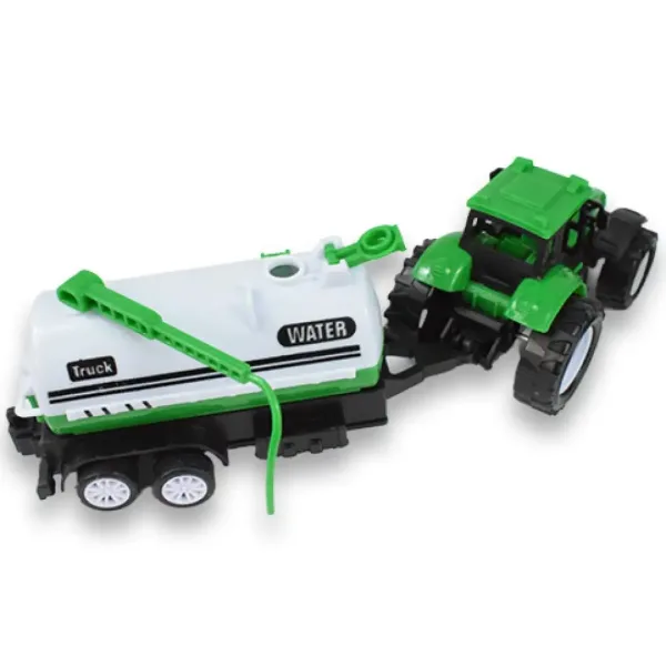 Farm Truck: Zielony, dwuczęściowy zestaw traktor z przyczepą zdjęcie 6