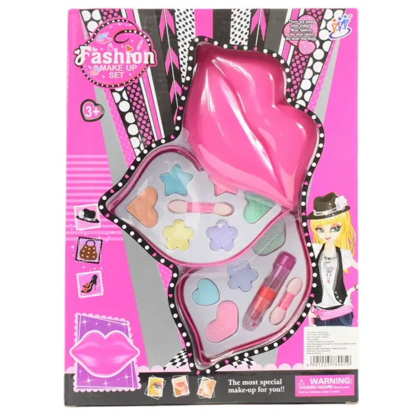 Fashion Make Up: Dwupoziomowa paleta do makijażu w kształcie ust zdjęcie 6