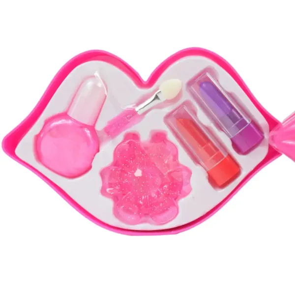 Fashion Make Up: Trójpoziomowa paleta do makijażu w kształcie ust zdjęcie 6