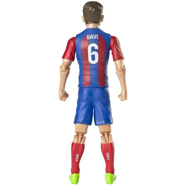 Figurka akcji piłkarza, 20 cm - FC Barcelona, Gavi w koszulce z numerem 6 zdjęcie 3