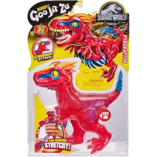 Figurka zabawkowa Heroes of Goo Jit Zu Jurassic World Pyroraptor zdjęcie 1