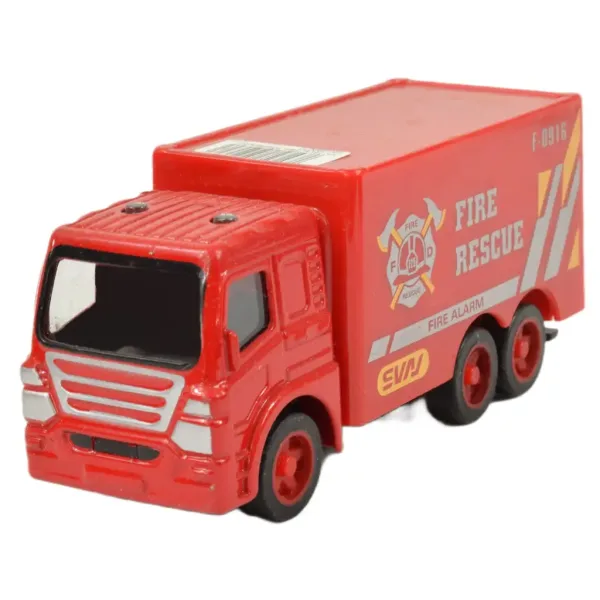 Fire Rescue: Ciężarówka straży pożarnej z napędem kinetycznym, różne modele, 9,5 cm, 1 sztuka zdjęcie 10