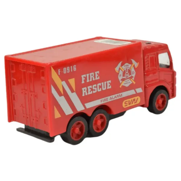 Fire Rescue: Ciężarówka straży pożarnej z napędem kinetycznym, różne modele, 9,5 cm, 1 sztuka zdjęcie 11