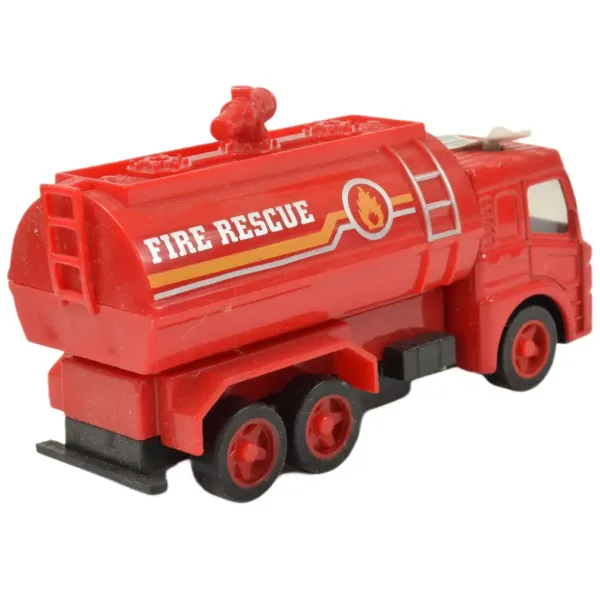 Fire Rescue: Ciężarówka straży pożarnej z napędem kinetycznym, różne modele, 9,5 cm, 1 sztuka zdjęcie 7