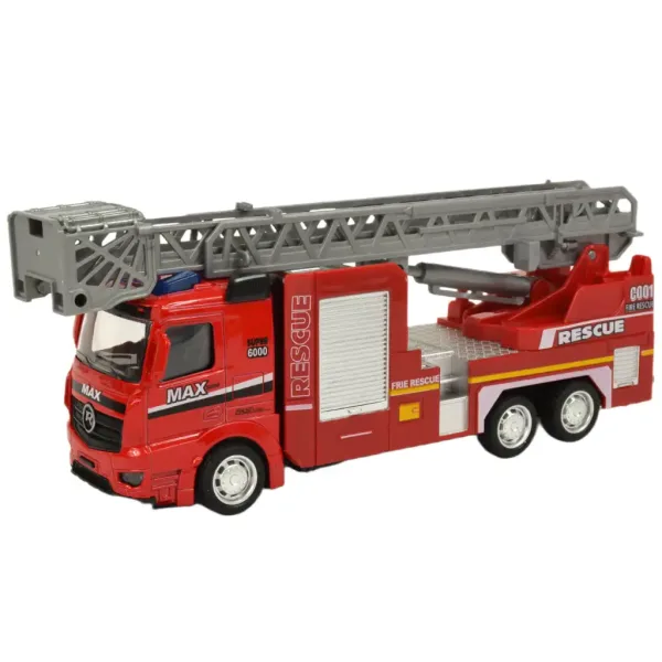 Fire Rescue: Strażacka ciężarówka z napędem, światłem i dźwiękiem, dostępna w różnych wariantach, 19 cm, 1 sztuka zdjęcie 2