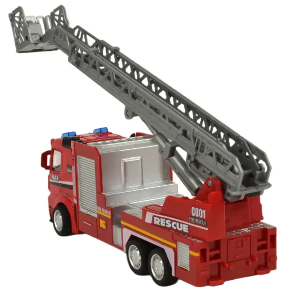Fire Rescue: Strażacka ciężarówka z napędem, światłem i dźwiękiem, dostępna w różnych wariantach, 19 cm, 1 sztuka zdjęcie 4