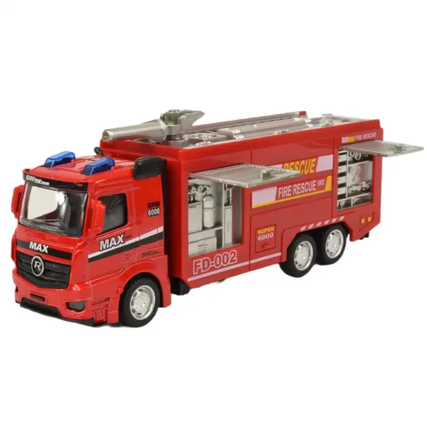 Fire Rescue: Strażacka ciężarówka z napędem, światłem i dźwiękiem, dostępna w różnych wariantach, 19 cm, 1 sztuka zdjęcie 7