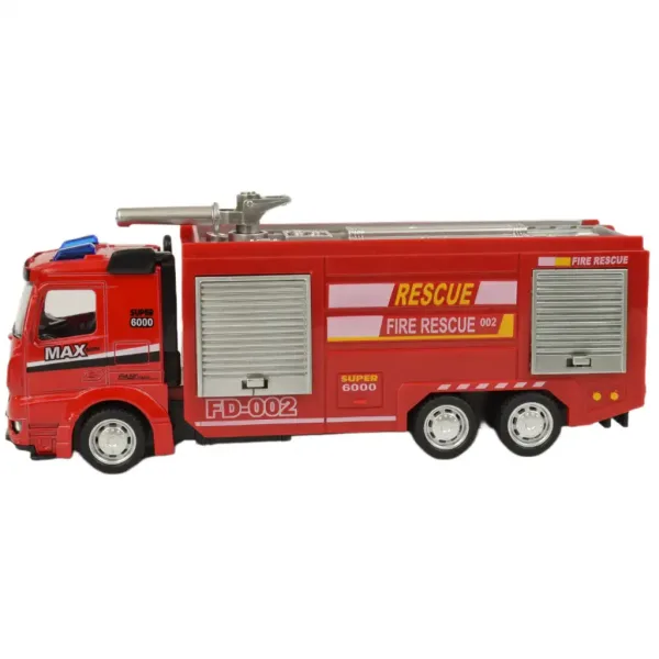 Fire Rescue: Strażacka ciężarówka z napędem, światłem i dźwiękiem, dostępna w różnych wariantach, 19 cm, 1 sztuka zdjęcie 8