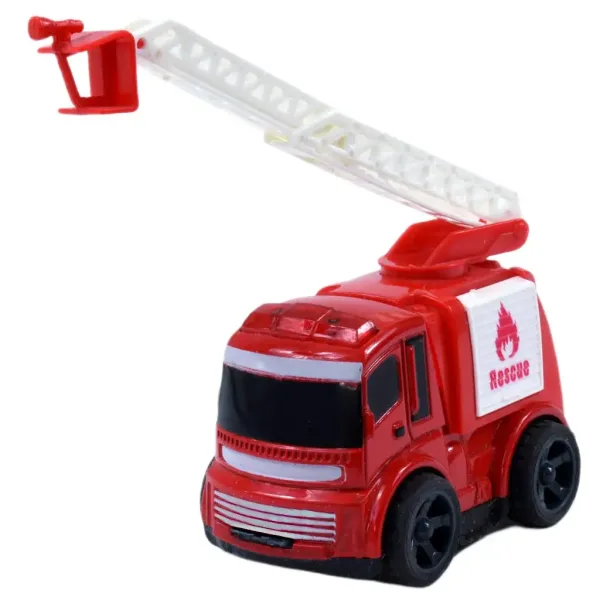 Fire Rescue: Wóz strażacki w dwóch wersjach, z mechanizmem napędowym 1 szt. zdjęcie 2