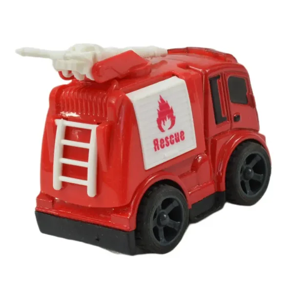 Fire Rescue: Wóz strażacki w dwóch wersjach, z mechanizmem napędowym 1 szt. zdjęcie 5
