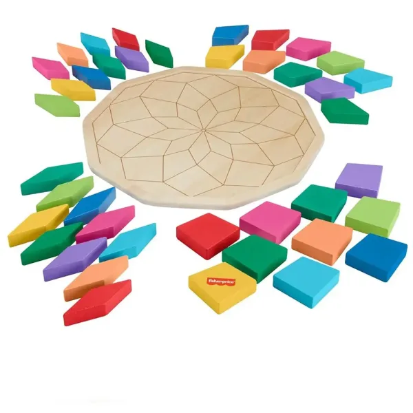 Fisher-Price: Drewniana mandala kolorowa – Mattel zdjęcie 2