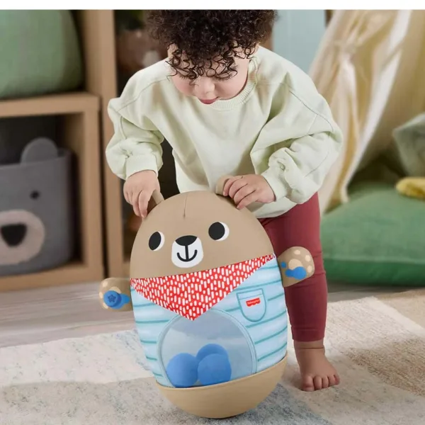 Fisher-Price: Miś nieprzewracajka dla niemowląt - Mattel zdjęcie 2