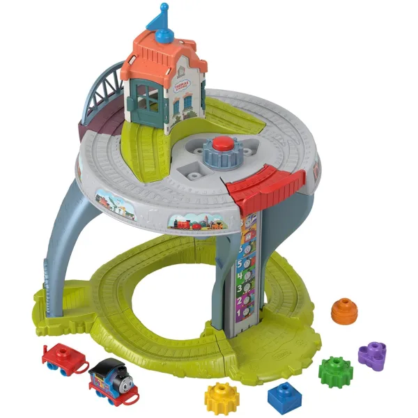 Fisher-Price: Mój pierwszy zestaw stołu kolejowego Tomek i przyjaciele – Mattel zdjęcie 2