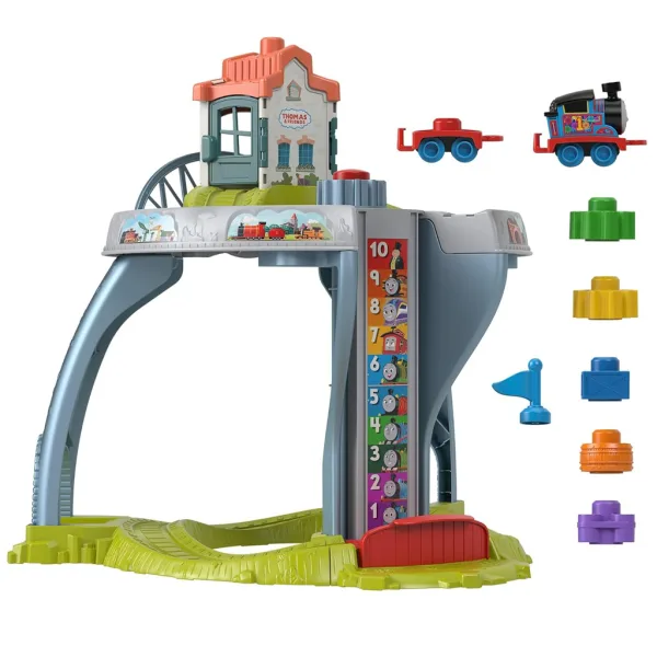 Fisher-Price: Mój pierwszy zestaw stołu kolejowego Tomek i przyjaciele – Mattel zdjęcie 3