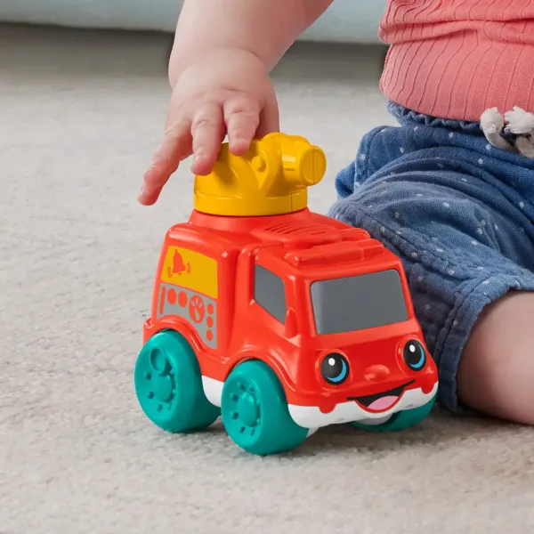 Fisher-Price: Pchaj i jedź autko - Wesoły strażak - Mattel zdjęcie 2