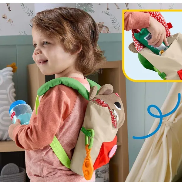 Fisher-Price: Plecak z misiem - Mattel zdjęcie 3