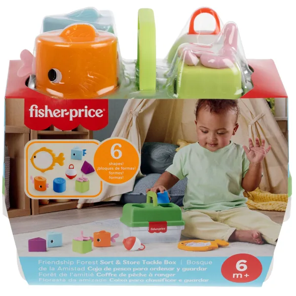 Fisher-Price: Sorter kształtów w formie pudełka na przynęty - Mattel zdjęcie 1