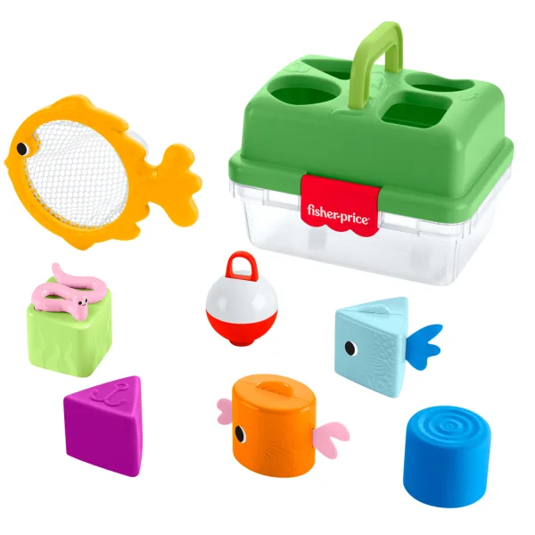 Fisher-Price: Sorter kształtów w formie pudełka na przynęty - Mattel zdjęcie 2
