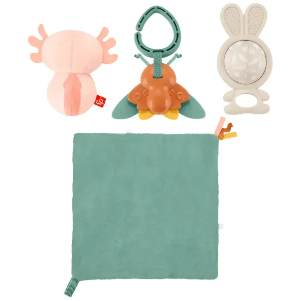 Fisher-Price: Sensimals Witaj zmysły 4-częściowy zestaw zabawek dla niemowląt - Mattel zdjęcie 3