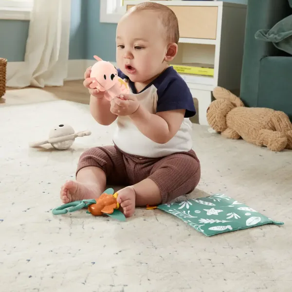 Fisher-Price: Sensimals Witaj zmysły 4-częściowy zestaw zabawek dla niemowląt - Mattel zdjęcie 4