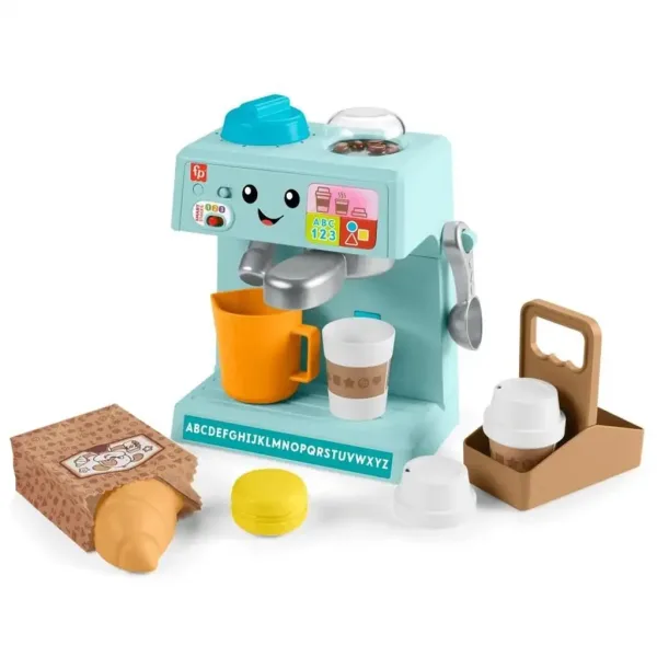 Fisher-Price: Śmiej się i rozwijaj Ekspres do kawy Babarista - Mattel zdjęcie 3