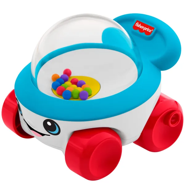 Fisher-Price: Tili-toli samochodzik do popychania z kolorowymi, skaczącymi koralikami - Mattel zdjęcie 1