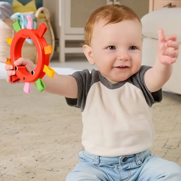 Fisher-Price: Wesoła ośmiornica — gryzak z motywem zwierząt - Mattel zdjęcie 2