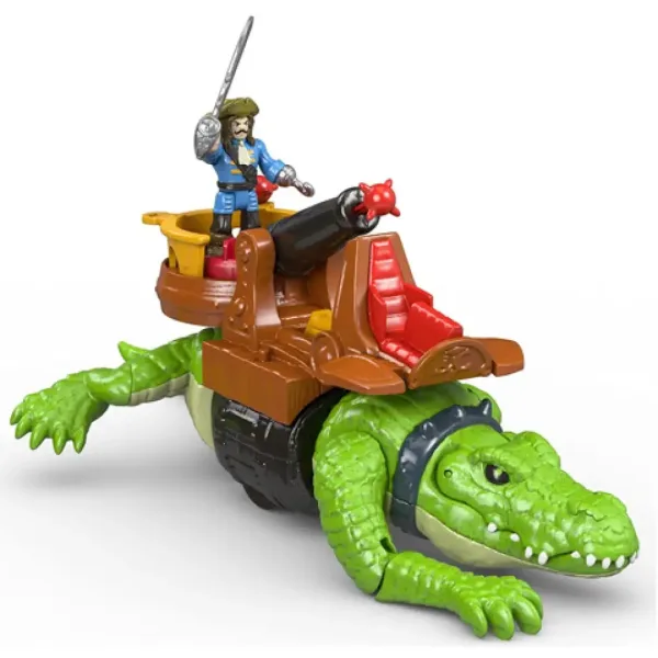 Fisher-Price: Zestaw zabawkowy Imaginext krokodyl i Kapitan Hak - Mattel zdjęcie 3