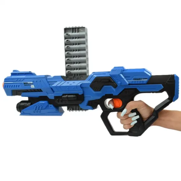 Frantic Launcher: Ręczna wyrzutnia gąbek z tarczą i nabojami 49 cm zdjęcie 6