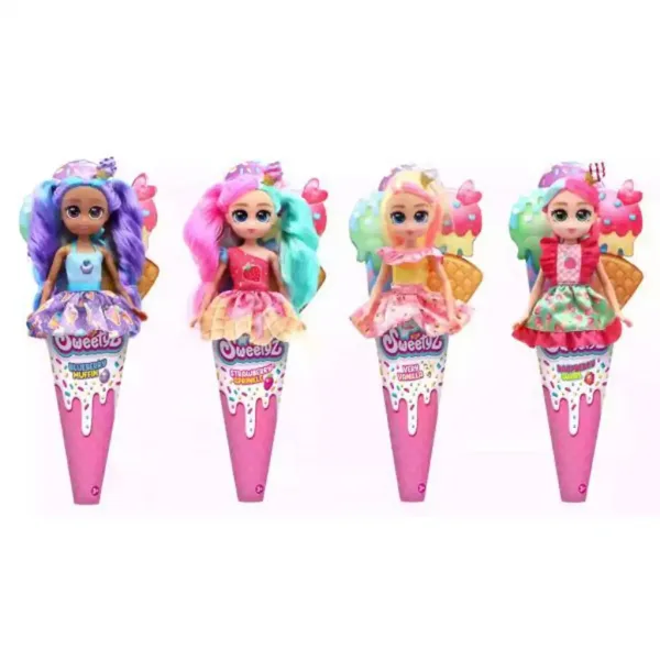 Funville: Pachnąca Lalka w rożku Cukiereczek w różnych wariantach 30cm 1szt. zdjęcie 2