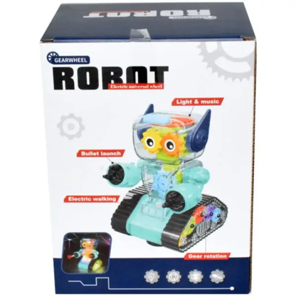 GearWheel świecący robot bojowy z wyrzutnią w dwóch wersjach zdjęcie 2