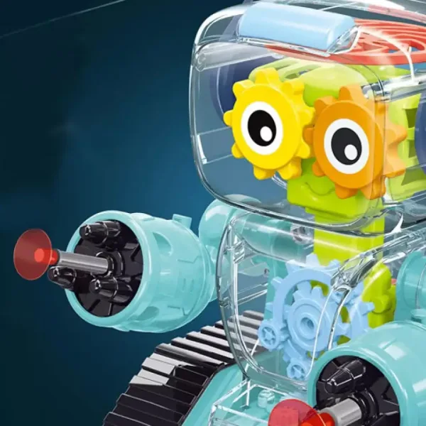 GearWheel świecący robot bojowy z wyrzutnią w dwóch wersjach zdjęcie 3