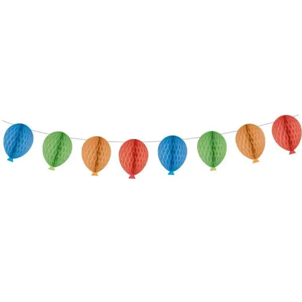 Girlanda z kolorowych balonów 200 cm zdjęcie 1