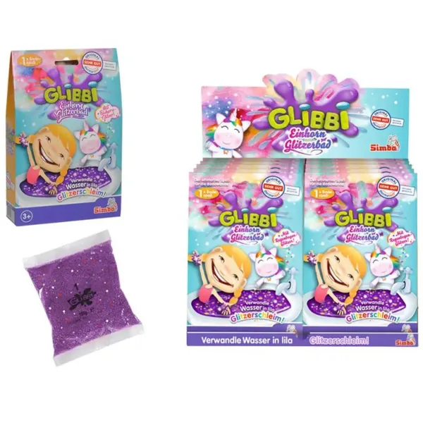 Glibbi: Błyszczący jednorożcowy żel do kąpieli slime - Simba toys zdjęcie 2