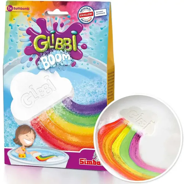 Glibbi Boom: chmurowa kula kąpielowa w kolorach tęczy - Simba toys zdjęcie 1