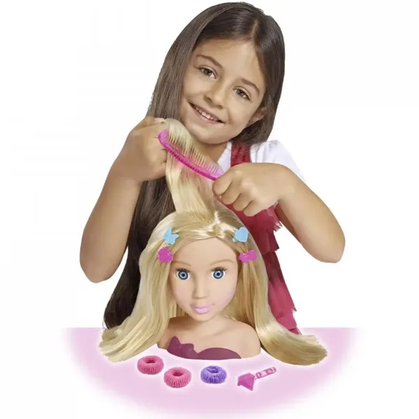Blond głowa lalki do stylizacji z akcesoriami - Simba Toys zdjęcie 4