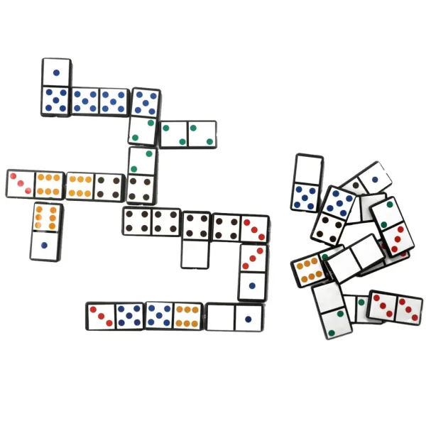 Gra domino z kolorami i liczbami zdjęcie 2