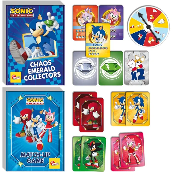Gra karciana Sonic w plecaku - Lisciani zdjęcie 2