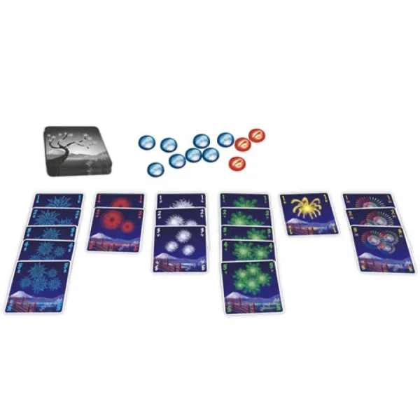 Gra planszowa Hanabi w metalowym pudełku zdjęcie 2