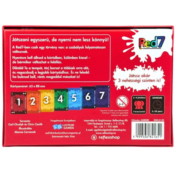 Gra planszowa Red7 zdjęcie 2