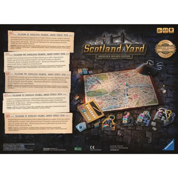 Gra planszowa Scotland Yard – edycja Sherlock Holmes – Ravensburger zdjęcie 2