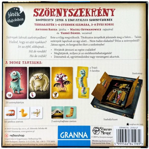 Gra planszowa "Szafka potworów" zdjęcie 2