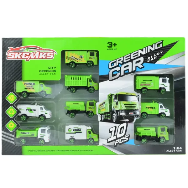 Greening Car: Zestaw 10 śmieciarok. zdjęcie 4