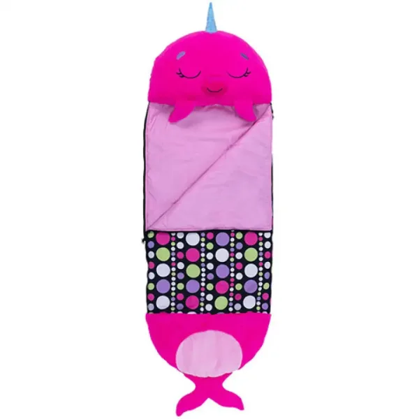 Happy Nappers: Różowy wal cethal poduszka-śpiwór 137 cm zdjęcie 2