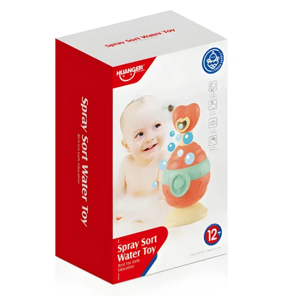 Happy World: Kąpielowa zabawka w kształcie serduszka zdjęcie 3