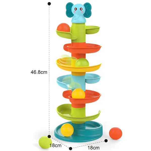 Happy World: Wesoła kula z torem dla słonia 47 cm zdjęcie 3